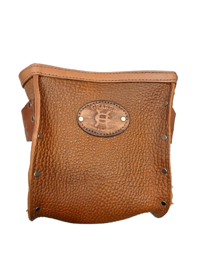 Graber Brown Leather Bolt Bag