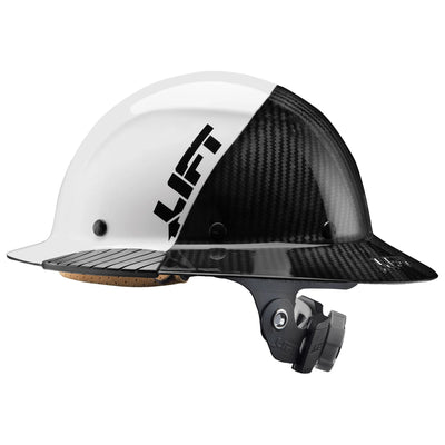 LIFT Safety DAX Fifty 50 Carbon Fiber Full Brim Hardhat