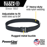 Klein 5705 PowerLine™ Web Work Belt