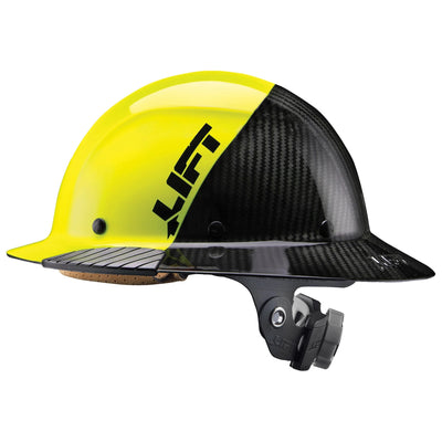 LIFT Safety DAX Fifty 50 Carbon Fiber Full Brim Hardhat