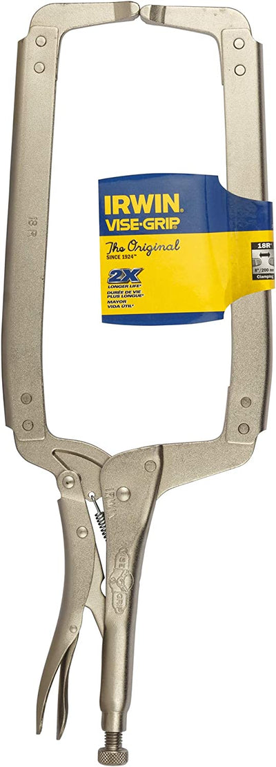 VISE-GRIP 18R Locking Clamp With Regular Tips: Size 18"