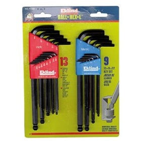 EKLIND 13222 Hex Key Set 22 Piece Ball End