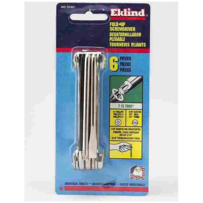 EKLIND 22461 Fold-Up Screwdriver Set