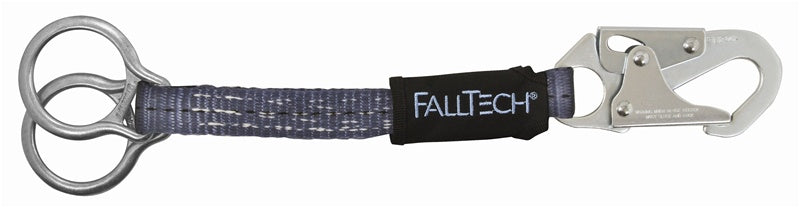 FallTech 83662D 18 Double D-Ring Dorsal Extender with Steel Snap Hook
