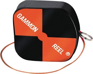 Gammon Reel # 012B Gammon Reel 12' Hi -Viz Black/ Orange. For