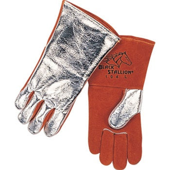 REVCO 104 Premium Side Split Cowhide Stick Welding Gloves - Alum. Back